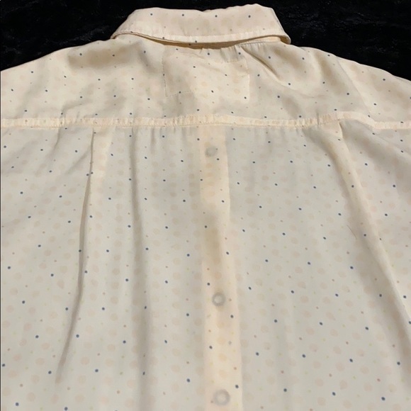 Free People All Smiles Shirt Ivory Combo. XS - Picture 11 of 15
